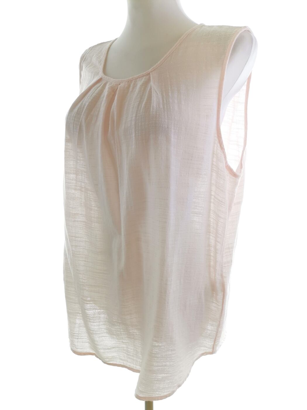 IMG_20201005_112936.jpg Vero moda Rozmiar XL Kolor Pastelowy Okrągły dekolt Bluzka Bezrękawnik Materiał Bawełna 100%