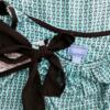 VERA WANG Rozmiar S Kolor Niebieski Dekolt U Sukienka Letnia Bezrękawnik Midi Materiał Rayon