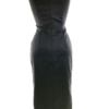 Coast Rozmiar 8 (36) Kolor Czarny Odkryte Ramiona Sukienka Bodycon Bezrękawnik Do Kolan