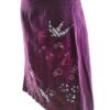Mantaray Rozmiar 10 (38) Kolor Purpurowy A-Line Spódnica Do Kolan Materiał Bawełna 100%
