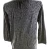Rozmiar XS Kolor Szary Split Crew Neck Bluzka Zapinana Rękaw 3/4 Materiał Modal