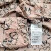 Rozmiar 36 Kolor Beżowy Grochy Split Crew Neck Bluzka Zapinana Długi rękaw Materiał Bawełna 100%
