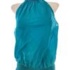 Topshop Rozmiar 36 Kolor Niebieski Halter Bluzka Bezrękawnik Materiał Bawełna 100%