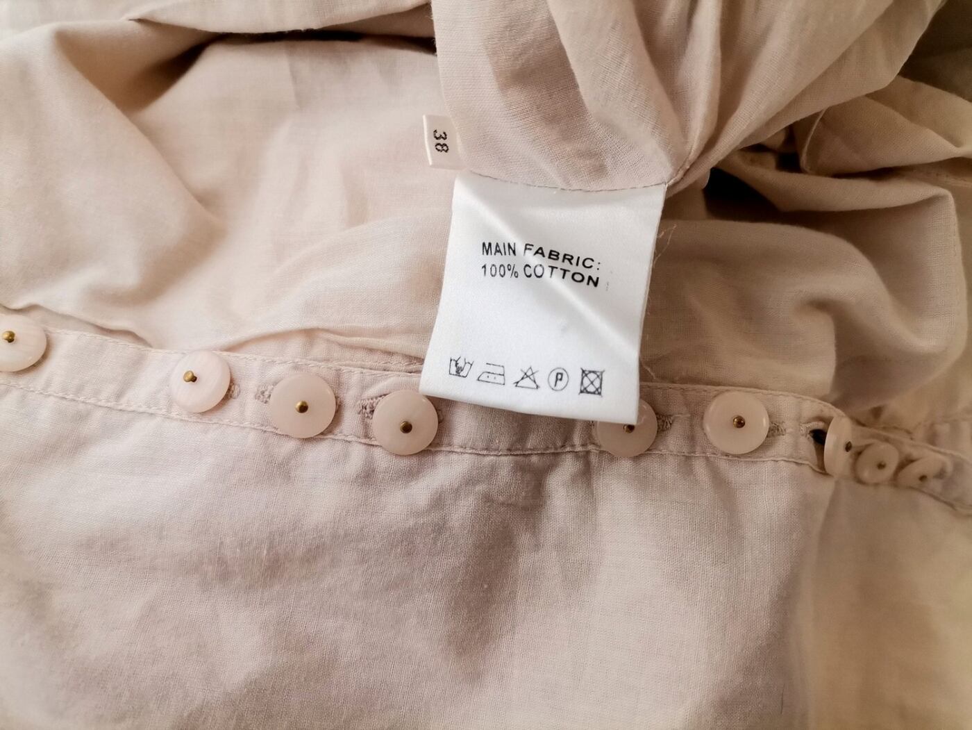 STELLA NOVA Rozmiar 38 Kolor Beżowy Halter Sukienka A-Line Bezrękawnik Do Kolan Materiał Bawełna 100% STELLA NOVA Rozmiar 38 Kolor Beżowy Halter Sukienka A-Line Bezrękawnik Do Kolan Materiał Bawełna 100%