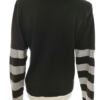 Gerry weber Rozmiar 38-40 Kolor Czarny Pasy Okrągły dekolt Kardigan Zapinany Długi rękaw Cienka dzianina