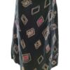 Laura ashley Rozmiar 12 (38) Kolor Czarny A-Line Spódnica Midi Materiał Len