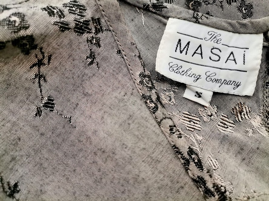 The Masai Rozmiar S Kolor Khaki Okrągły dekolt Tunika Bluzka Rękaw 3/4 The Masai Rozmiar S Kolor Khaki Okrągły dekolt Tunika Bluzka Rękaw 3/4