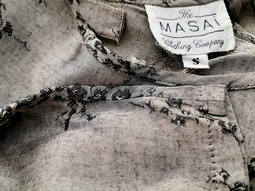 The Masai Rozmiar S Kolor Khaki Okrągły dekolt Tunika Bluzka Rękaw 3/4 The Masai Rozmiar S Kolor Khaki Okrągły dekolt Tunika Bluzka Rękaw 3/4