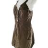 Peak performance Rozmiar M Kolor Khaki W serek Sukienka Mini Bezrękawnik Krótka Materiał Bawełna 100%