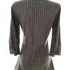 Vero moda Rozmiar M Kolor Szary Pasy Kołnierz Tunika Popover Bluzka Rękaw 3/4 Materiał Bawełna