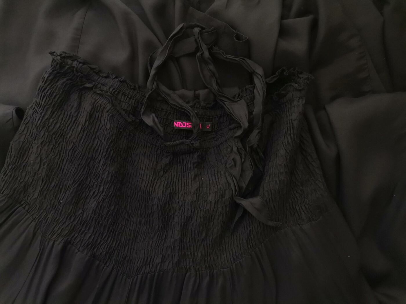 Indiska Rozmiar XL Kolor Czarny Halter Suknia Balowa Sukienka Wieczorowa Bezrękawnik Długa Indiska Rozmiar XL Kolor Czarny Halter Suknia Balowa Sukienka Wieczorowa Bezrękawnik Długa