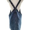 Denim Co. Rozmiar 12 (40) Kolor Niebieski Kwadratowy dekolt Sukienka Prostokątna Bezrękawnik Do Kolan Materiał Bawełna