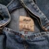 Denim Co. Rozmiar 12 (40) Kolor Niebieski Kwadratowy dekolt Sukienka Prostokątna Bezrękawnik Do Kolan Materiał Bawełna