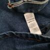 Denim Co. Rozmiar 12 (40) Kolor Niebieski Kwadratowy dekolt Sukienka Prostokątna Bezrękawnik Do Kolan Materiał Bawełna