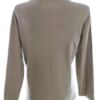 Vintage Rozmiar 44 Kolor Khaki W serek Bluzka Rękaw 3/4