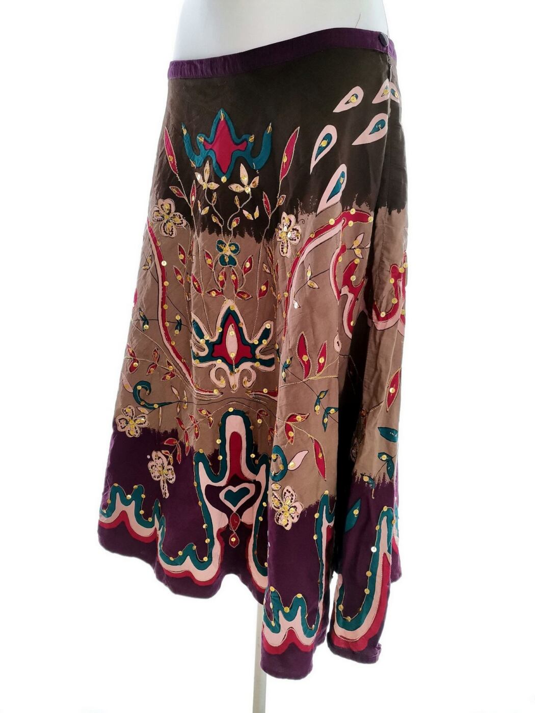 Vero moda Rozmiar 38 Kolor Kolorowa Spódnica Maxi Długa