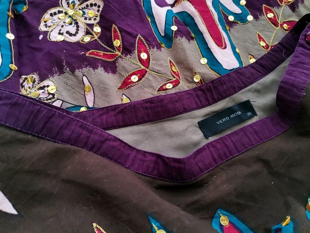 Vero moda Rozmiar 38 Kolor Kolorowa Spódnica Maxi Długa