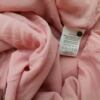 Day Birger Et Mikkelsen Rozmiar 34 Kolor Pudrowy Róż Split Crew Neck Tunika Popover Bluzka Rękaw 3/4 Materiał Bawełna