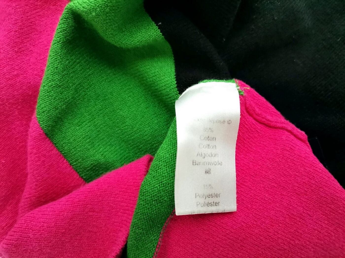 IMG_20210202_130155.jpg KENZO JEANS Rozmiar L Kolor Kolorowa Pasy Kwadratowy dekolt Bluzka Bezrękawnik Materiał Bawełna