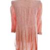 H&m Rozmiar 36 Kolor Pudrowy Róż Kołnierz Tunika Popover Bluzka Rękaw 3/4 Materiał Len
