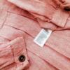 H&m Rozmiar 36 Kolor Pudrowy Róż Kołnierz Tunika Popover Bluzka Rękaw 3/4 Materiał Len
