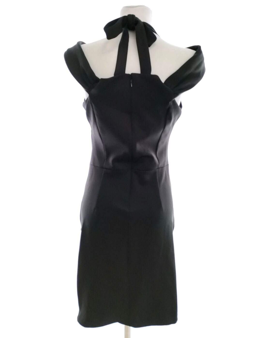 ASOS Rozmiar 12 (40) Kolor Czarny Halter Sukienka Bodycon Bezrękawnik Do Kolan ASOS Rozmiar 12 (40) Kolor Czarny Halter Sukienka Bodycon Bezrękawnik Do Kolan