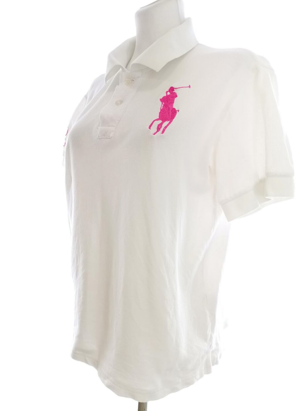 IMG_20210205_103016.jpg Ralph Lauren Rozmiar M Kolor Biały Kołnierz Koszulka Polo Krótki rękaw Materiał Bawełna 100%