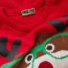 Merry Christmas Rozmiar 13-14 Year (36-38) Kolor Czerwony Crew Neck Sweter Świąteczny Gwiazdka Długi rękaw Materiał Akryl 100% Cienka dzianina