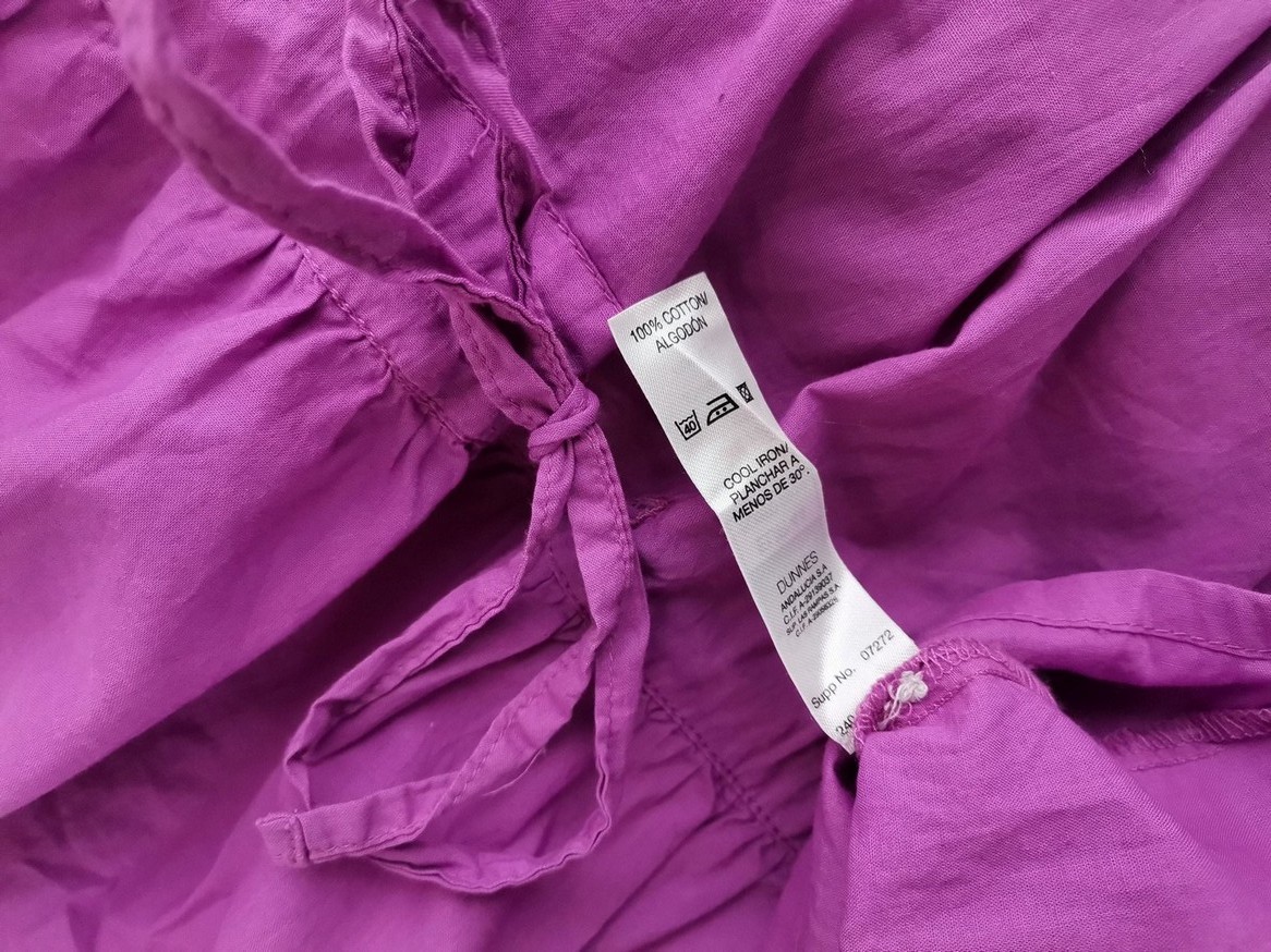 Dunnes Rozmiar 16 (44) Kolor Fioletowy Okrągły dekolt Tunika Bluzka Bezrękawnik Materiał Bawełna 100% Dunnes Rozmiar 16 (44) Kolor Fioletowy Okrągły dekolt Tunika Bluzka Bezrękawnik Materiał Bawełna 100%