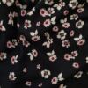 Vintage Rozmiar 36/38 Kolor Czarny W serek Sukienka A-Line Bezrękawnik Midi