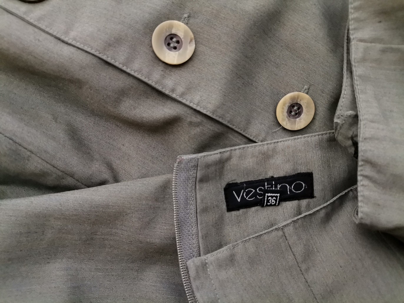 Vestino Rozmiar 36 Kolor Khaki Spódnica Maxi Długa