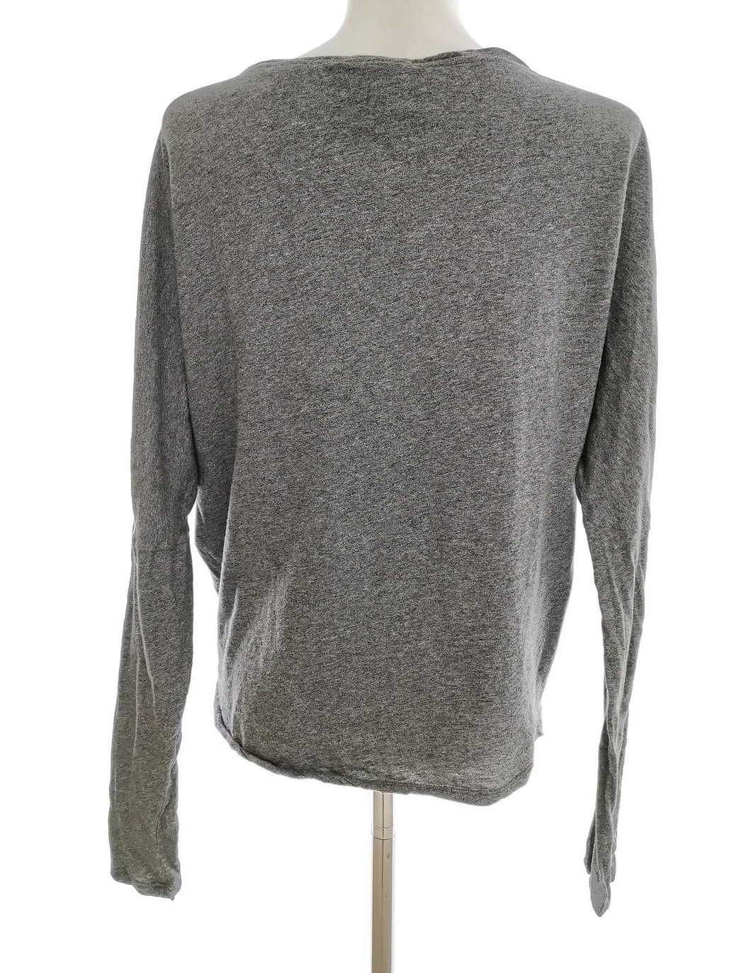 IMG_20210211_102420.jpg Maison scotch Rozmiar 1 (36) Kolor Szary Okrągły dekolt Bluzka Długi rękaw Materiał Bawełna