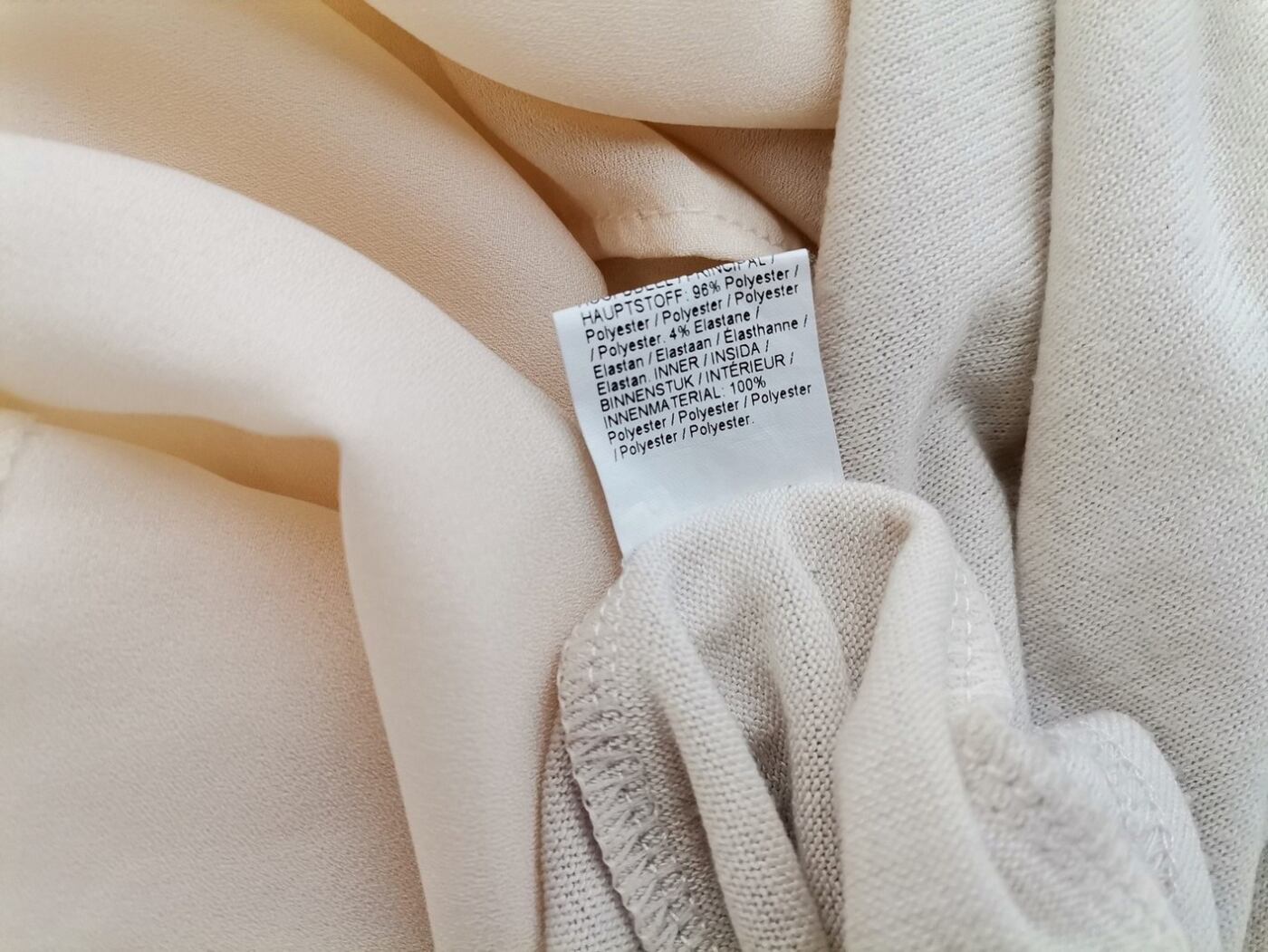 River island Rozmiar 18 (44) Kolor Kremowy W łódkę Tunika Bluzka Bezrękawnik
