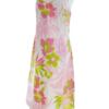 Essentials Collection Rozmiar 14 (42) Kolor Różowy Odkryte Ramiona Sukienka Letnia Bezrękawnik Midi Materiał Bawełna