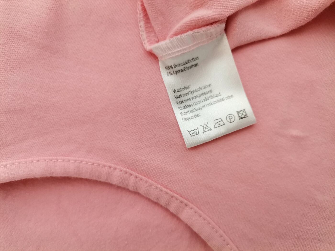 IMG_20210216_094810.jpg Noa noa Rozmiar L Kolor Różowy Okrągły dekolt T-Shirt Krótki rękaw Materiał Bawełna