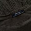 Bershka Rozmiar S Kolor Khaki Crew Neck Bluzka Rękaw 3/4