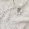 Fransa Rozmiar XL Kolor Biały Keyhole Crew Neck Sukienka Prostokątna Rękaw 3/4 Do Kolan Materiał Len