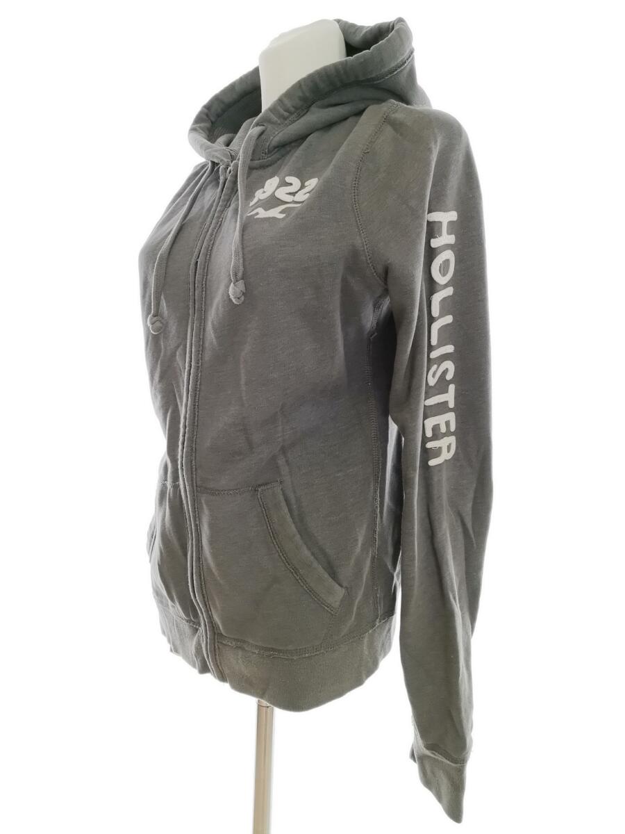 Hollister Rozmiar L Kolor Szary Bluza na suwak Długi rękaw Materiał Bawełna Hollister Rozmiar L Kolor Szary Bluza na suwak Długi rękaw Materiał Bawełna