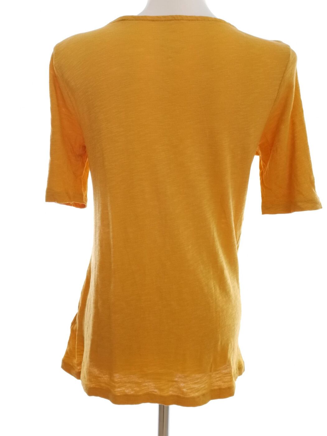 IMG_20210217_122324.jpg Rozmiar M Kolor Żółty Okrągły dekolt T-Shirt Krótki rękaw Materiał Bawełna 100%