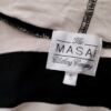 The Masai Rozmiar S Kolor Beżowy Pasy W serek Kardigan Wiązany Długi rękaw Materiał Wiskoza Cienka dzianina