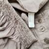 Vero moda Rozmiar L Kolor Beżowy Okrągły dekolt Tunika Popover Bluzka Długi rękaw Materiał Bawełna 100%