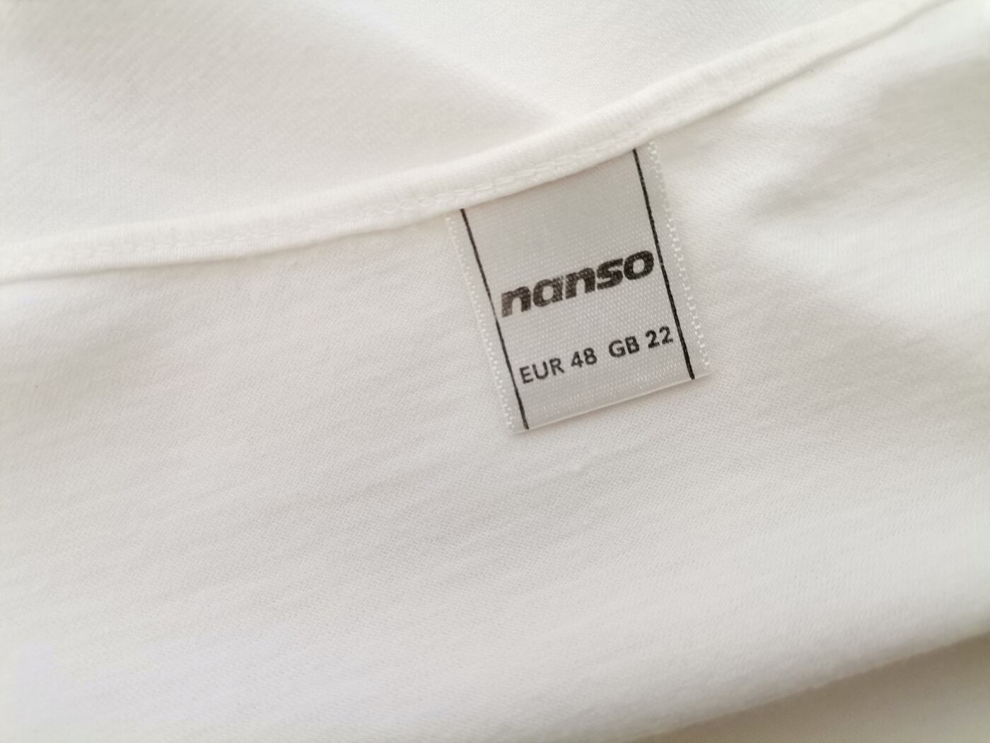 IMG_20210218_115122.jpg NANSO Rozmiar 48 Okrągły dekolt T-Shirt Krótki rękaw Materiał Bawełna