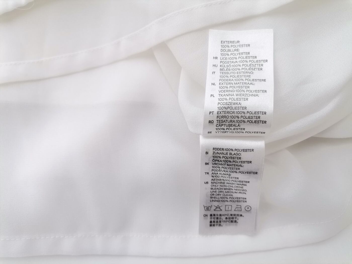 H&m Rozmiar 38 Kolor Biały Odkryte Ramiona Sukienka A-Line Bezrękawnik Do Kolan