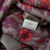 BZR Rozmiar 36 Kolor Szary Dekolt U Sukienka A-Line Rękaw 3/4 Midi Materiał Jedwab 100%