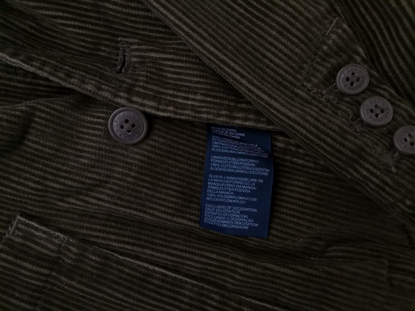IMG_20210219_110506.jpg Tommy hilfiger Rozmiar 14 (42) Kolor Zielony Kołnierz Żakiet z zapięciem Długi rękaw Materiał Bawełna 100%
