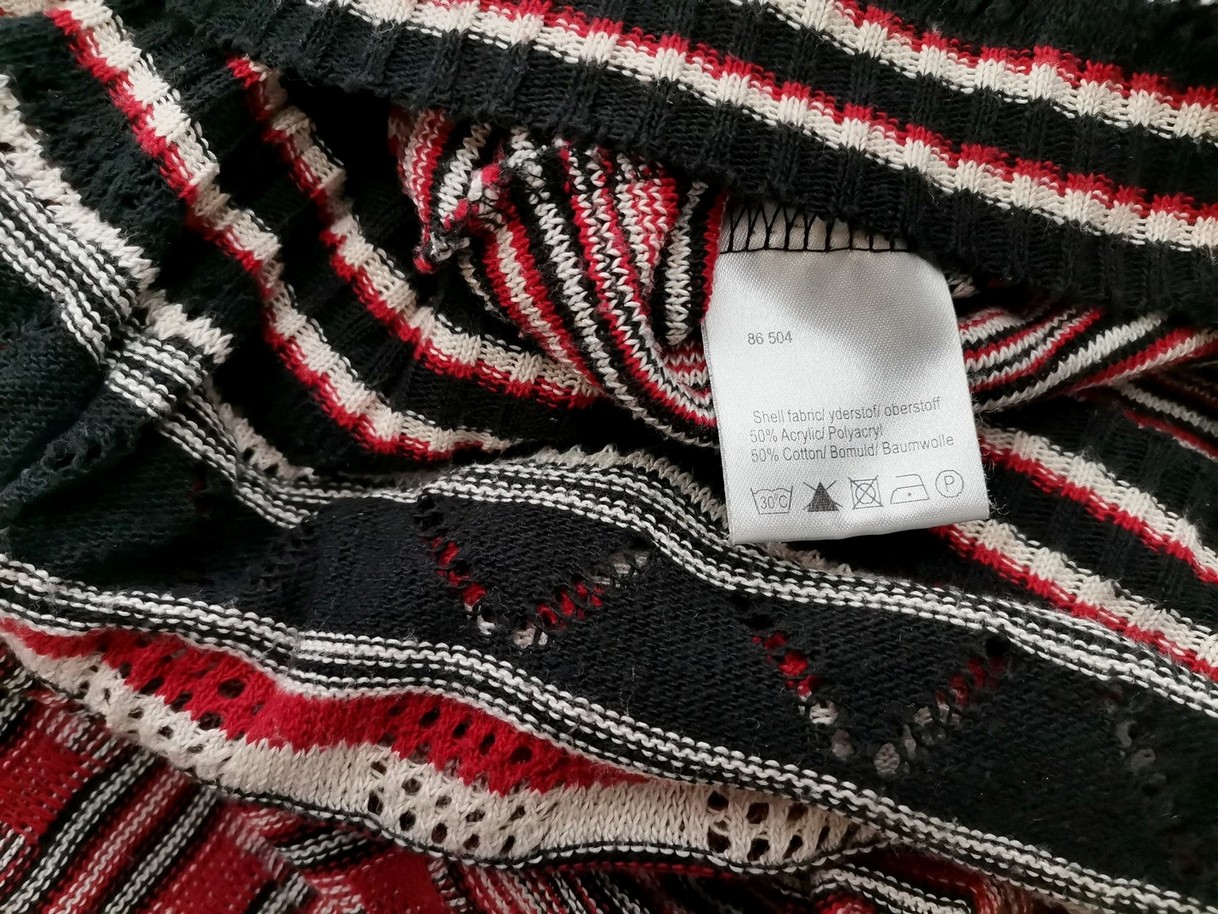 Rozmiar M Kolor Bordowy Pasy W serek Sukienka Sheath Krótki rękaw Midi Materiał Bawełna Rozmiar M Kolor Bordowy Pasy W serek Sukienka Sheath Krótki rękaw Midi Materiał Bawełna