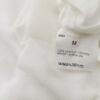 Vintage Rozmiar M Kolor Biały Split Crew Neck Tunika Bluzka Rękaw 3/4 Materiał Bawełna 100%