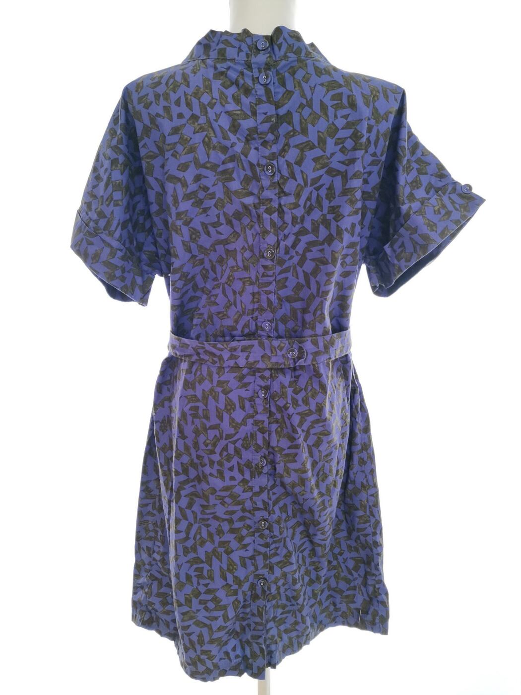 Signal Rozmiar 38 Kolor Fioletowy W serek Sukienka Sheath Krótki rękaw Midi Materiał Bawełna 100% Signal Rozmiar 38 Kolor Fioletowy W serek Sukienka Sheath Krótki rękaw Midi Materiał Bawełna 100%