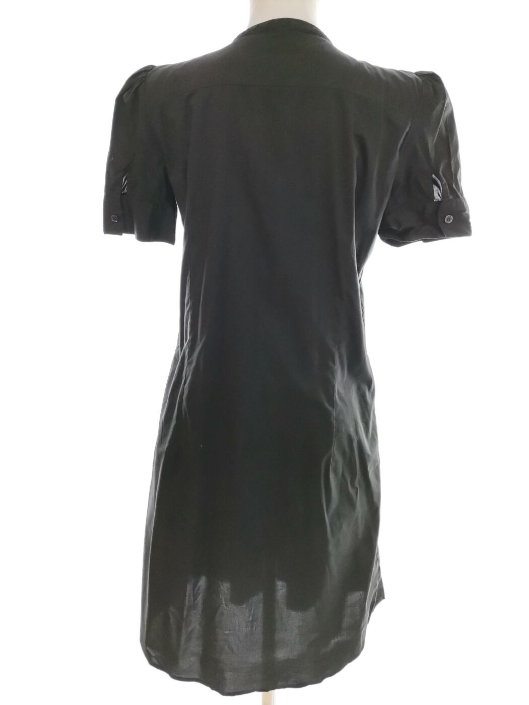 Whiite Rozmiar 36 Kolor Czarny Split Crew Neck Tunika Bluzka Krótki rękaw