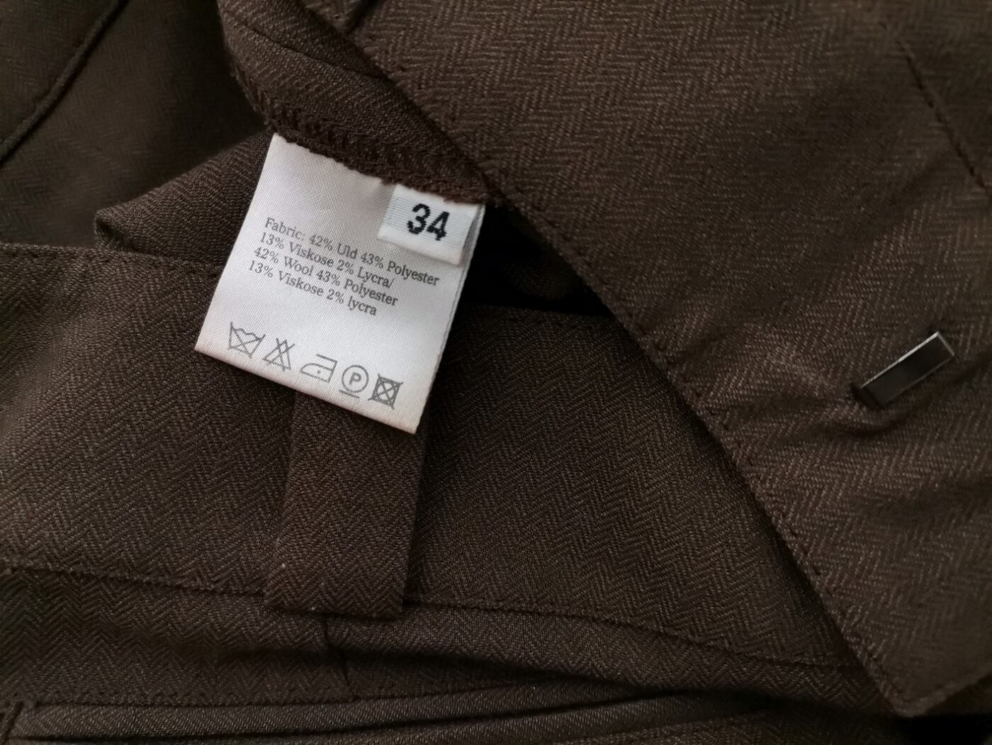 MUNTHE PLUS SIMONSEN Rozmiar 34 Kolor Brązowy Spodnie Eleganckie